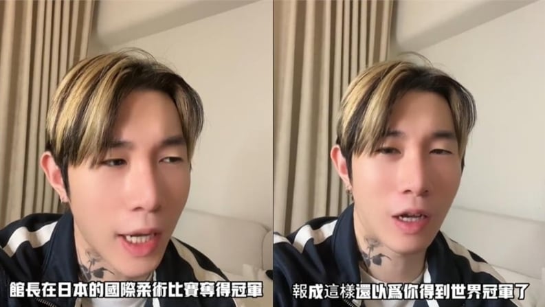 遭爆「白帶組奪金」只有2人參賽 館長認了「我就是菜」:有什麼好嘴的?