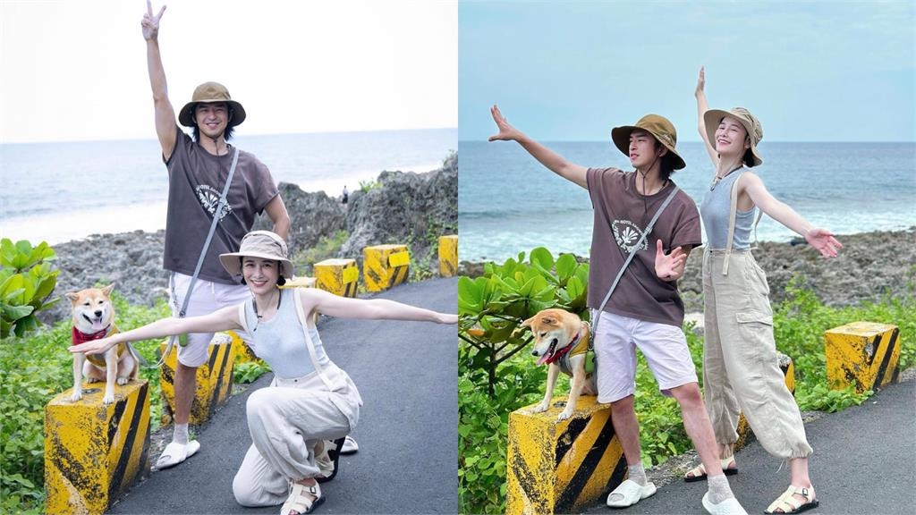 千千、陳柏霖戲水照好甜!夢幻同框洩「男神身高秘密」網驚:有嚇到