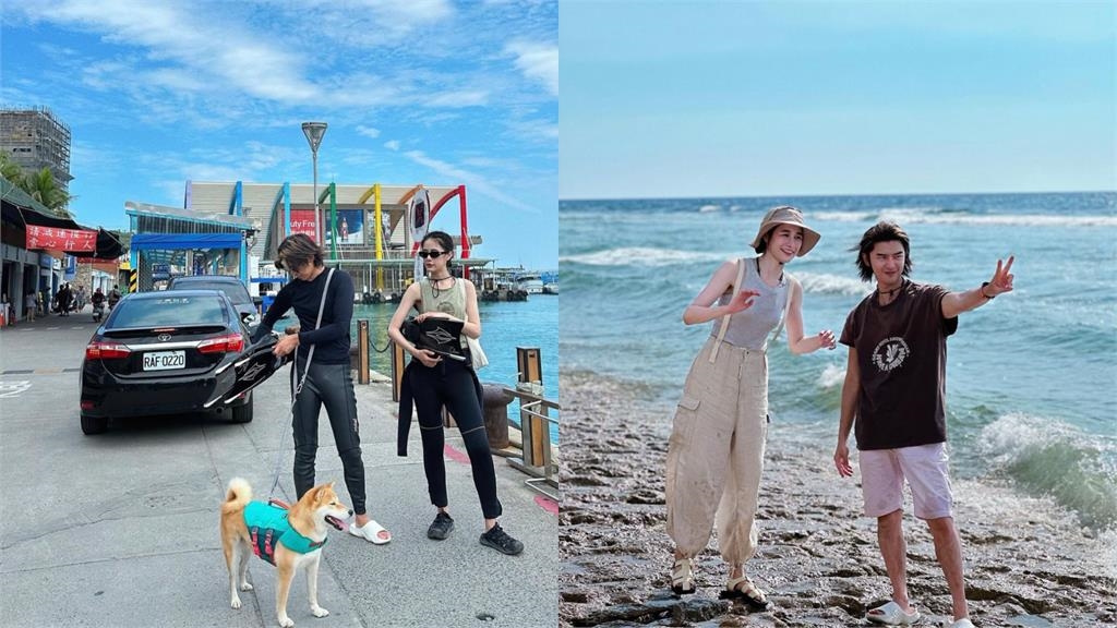 千千、陳柏霖戲水照好甜!夢幻同框洩「男神身高秘密」網驚:有嚇到