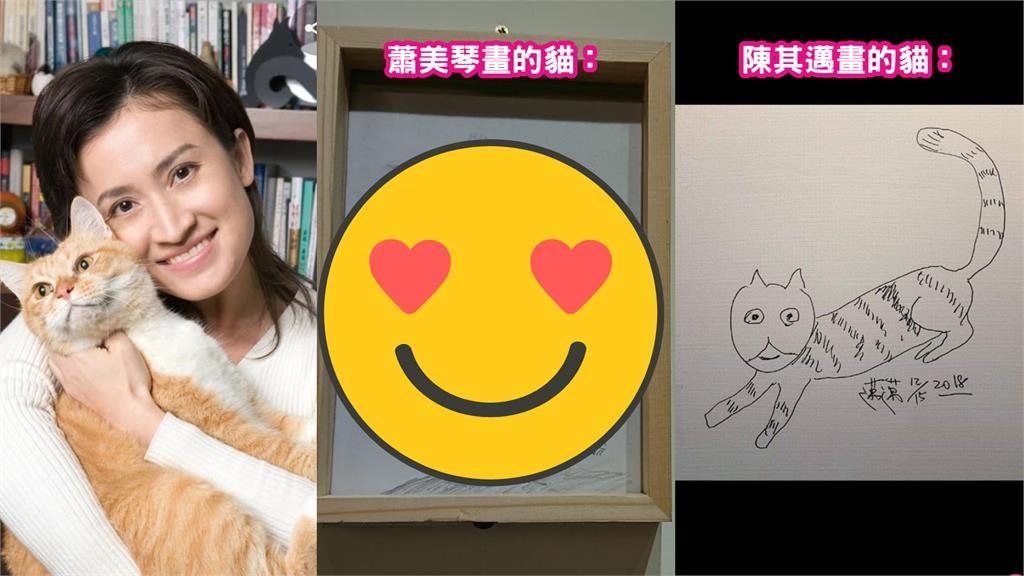 蕭美琴「超猛素描技能」被挖出！實力輾壓陳其邁「黨內互打」網笑：太狠