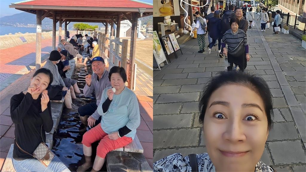 58歲方文琳「日本路邊隨便拍」洩超狂體態!皮褲勒太緊…2萬網看跪:好殺