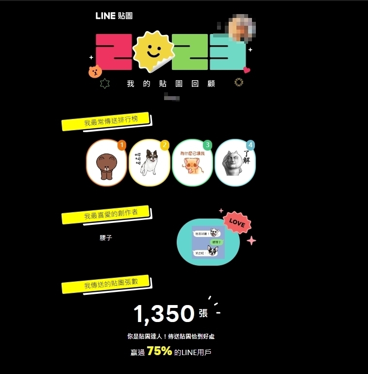 一鍵回顧「1年傳了多少LINE貼圖」!官方限時公開查詢到這天