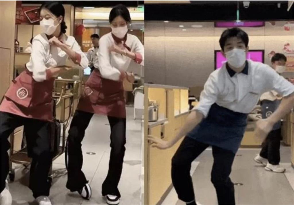 影/桃園海底撈變臉師「兼差」跳科目三?「2妹狂搖伴舞」網氣炸:失望