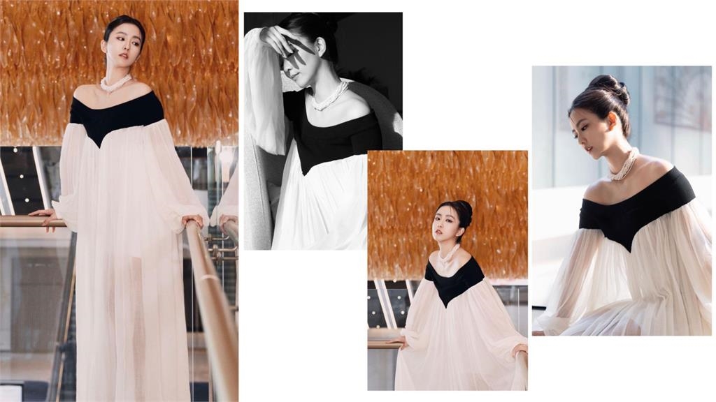 周曉涵整頭爆改變奧黛麗赫本！輕紗薄裙「陽光直射大穿幫」逼瘋粉：電死