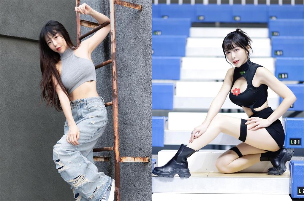 梓梓小碎花洋裝「上下齊開」！街頭漫步「裙擺飛揚」雪白美腿全露