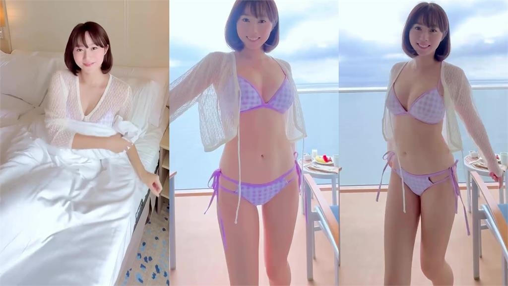 啦啦隊「航母級戰艦」震撼出航！透明罩衫掃射「絕頂火力」網驚：太狠了