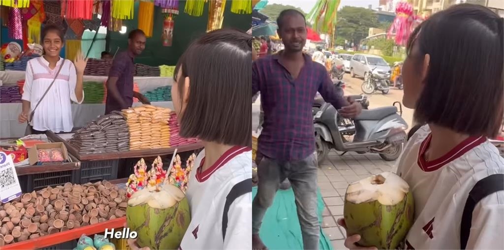 正妹YTR獨自去印度…當街遭男子「強摟揉肩」嚇壞！影片惹怒當地人