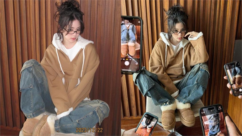 歐陽娜娜膝上白襪緊勒「激瘦鳥仔腳」！超狂視角流出…5萬網看傻