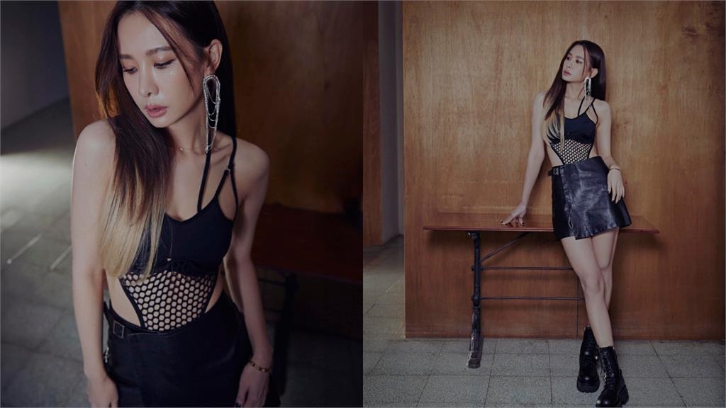 鏤空馬甲不夠辣!安心亞「倒三角挖大洞」炸出性感U 網暈: 收視保證