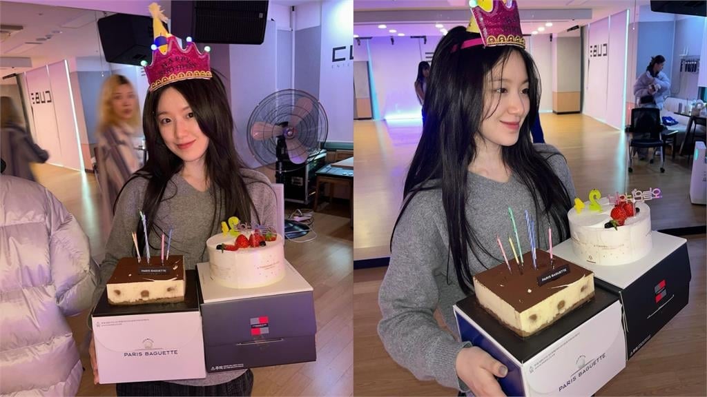 舒華生日大冒險水中臉貼蛋糕！黑衣濕透「緊勒猛露餡」網震撼：吃什麼神藥？