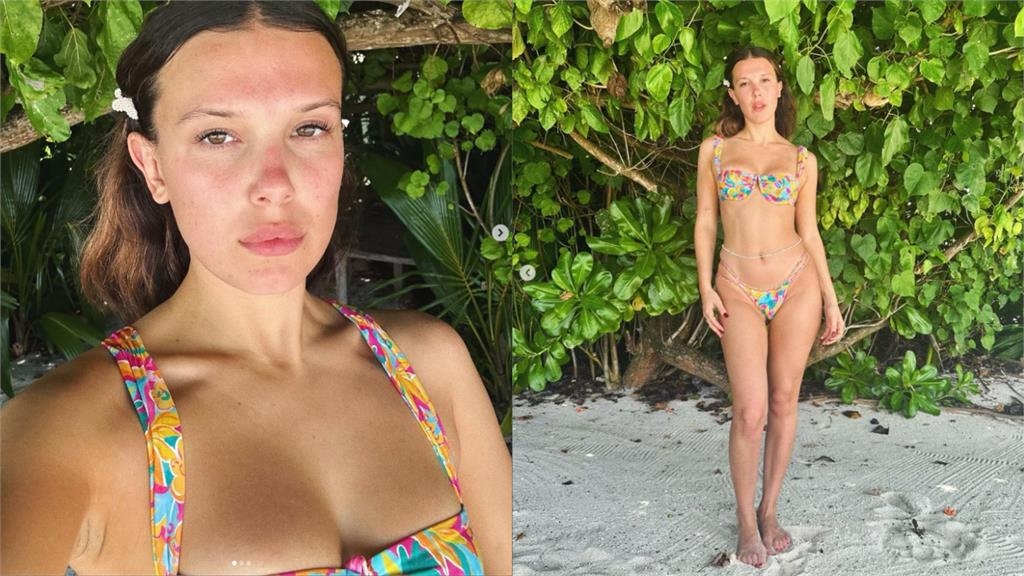 《怪奇物語》小11高衩比基尼太小件!一轉身「曬傷桃太郎」大噴裝…網急:學壞了