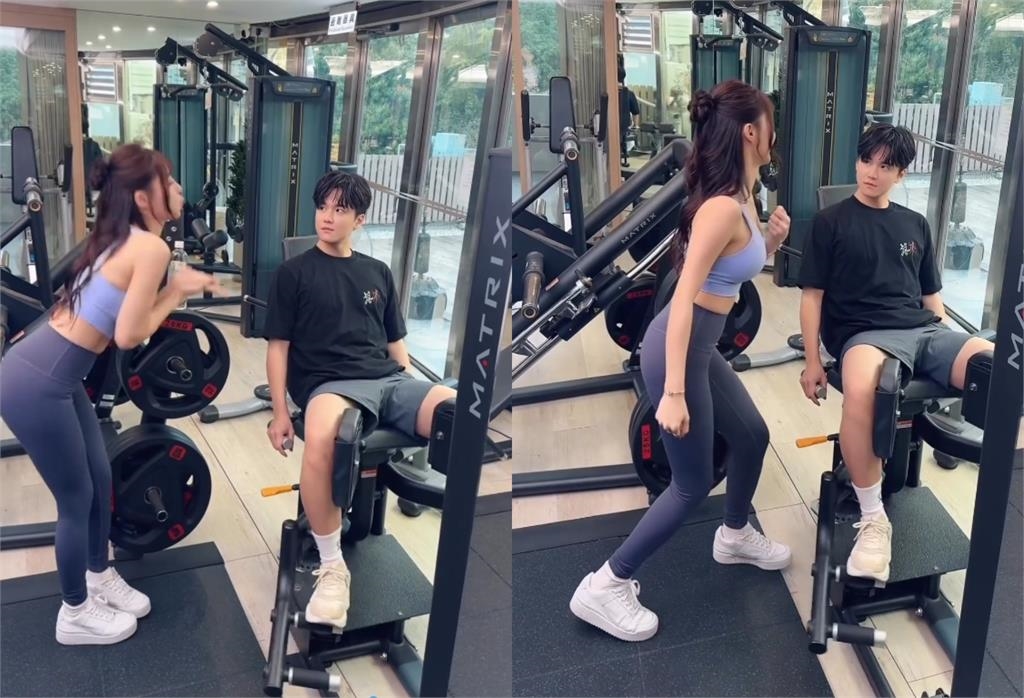 元元健身房搭訕帥哥！主動拉手「甜跳抖動舞」網看呆：會讓人分心