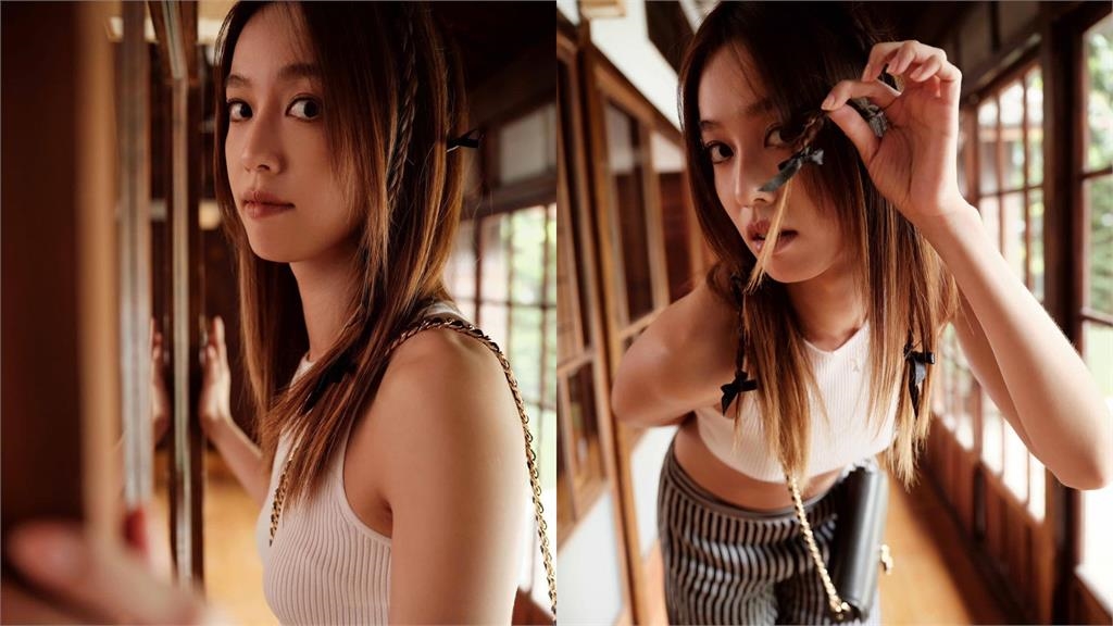 長髮妹素顏搭公車「光芒太閃」!竟是野生陳庭妮...無修真實樣貌曝光