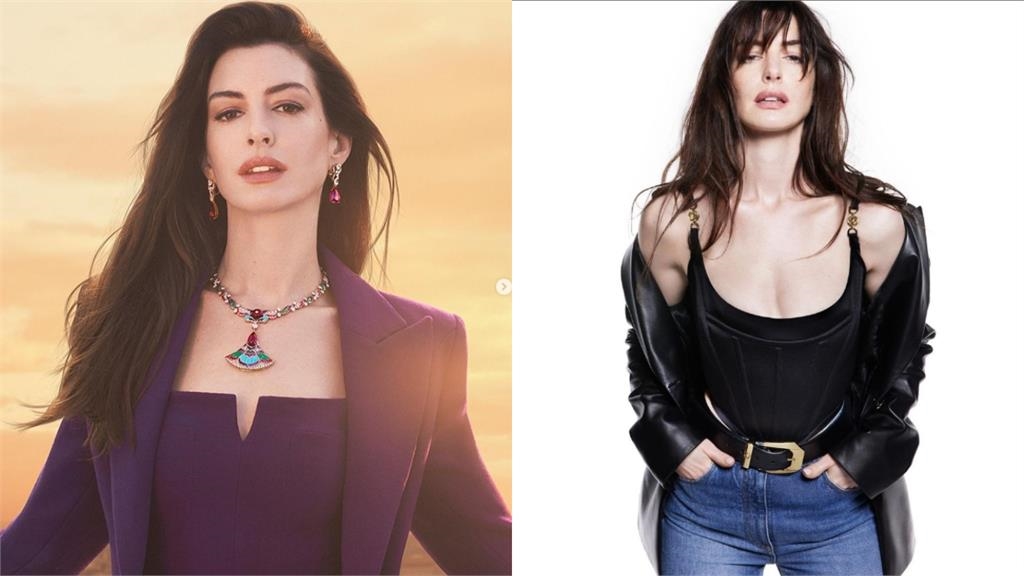 安海瑟薇開深V「辣炸傲人弧線」!緊身戰袍「擠出腰間小肉」網反讚:無敵