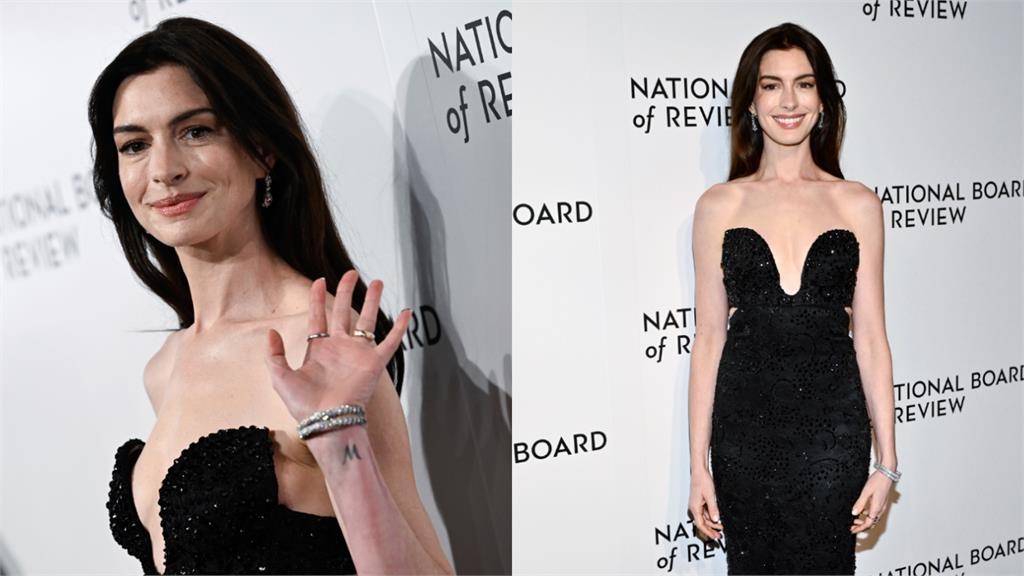 安海瑟薇開深V「辣炸傲人弧線」!緊身戰袍「擠出腰間小肉」網反讚:無敵