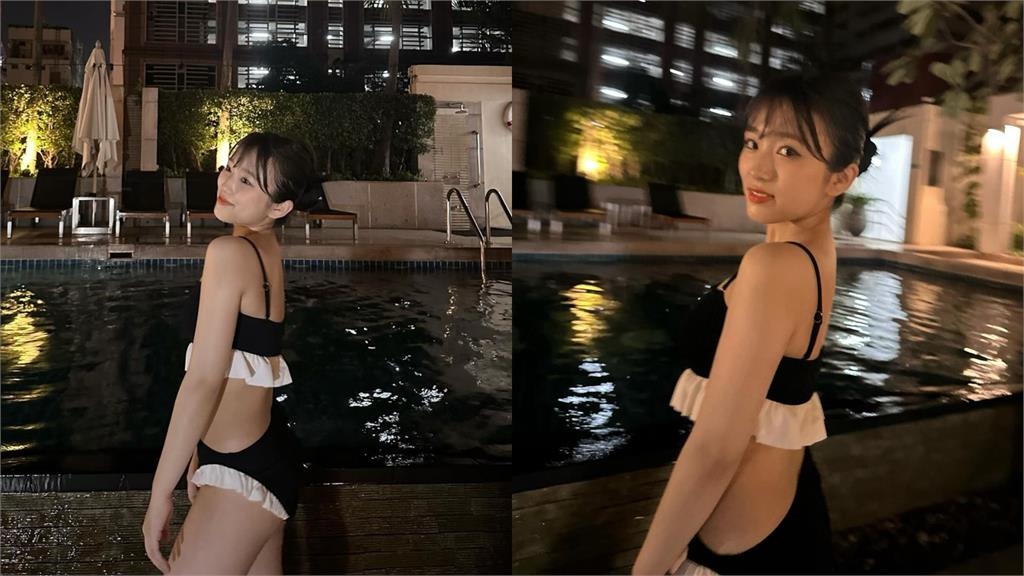 矢吹奈子「清純路線」大轉彎!夜泳偷穿比基尼「暗黑大熊貓」嚇壞9萬粉:不行