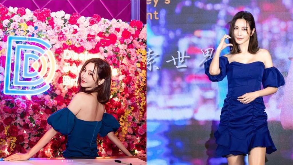 曾莞婷「平口洋裝」勒出麻辣波浪！嬌問「小姐姐漂亮嗎」網瘋讚：仙女下凡