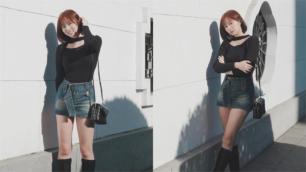 斐棋上衣藏「心機挖洞」洩雪白肌！搭配激短裙「上下齊露」網暈：好辣