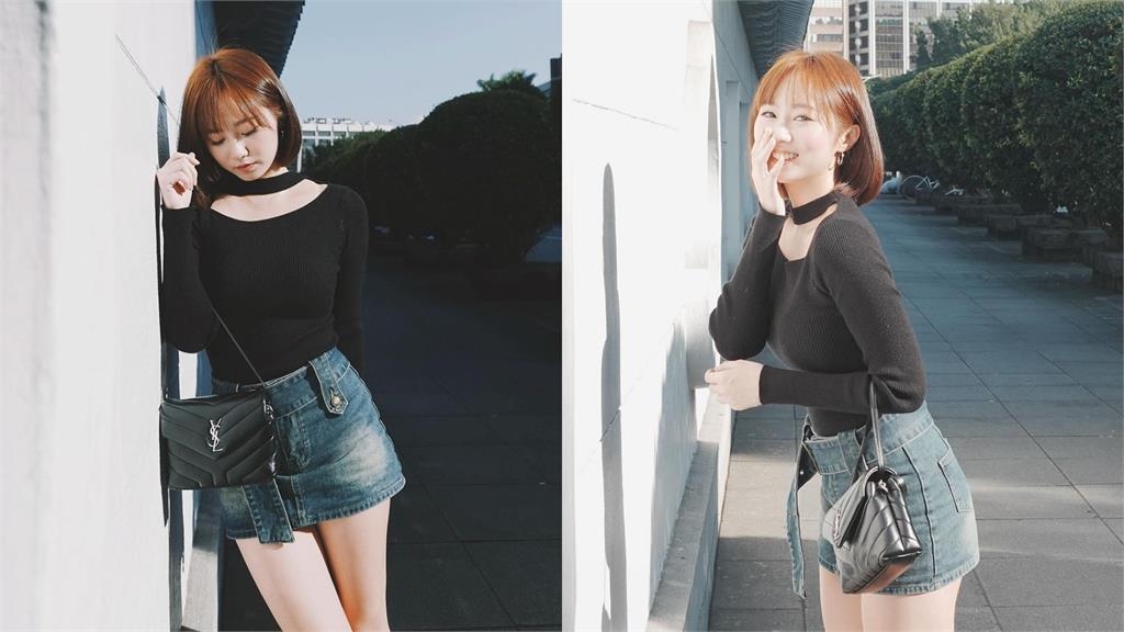 斐棋上衣藏「心機挖洞」洩雪白肌！搭配激短裙「上下齊露」網暈：好辣