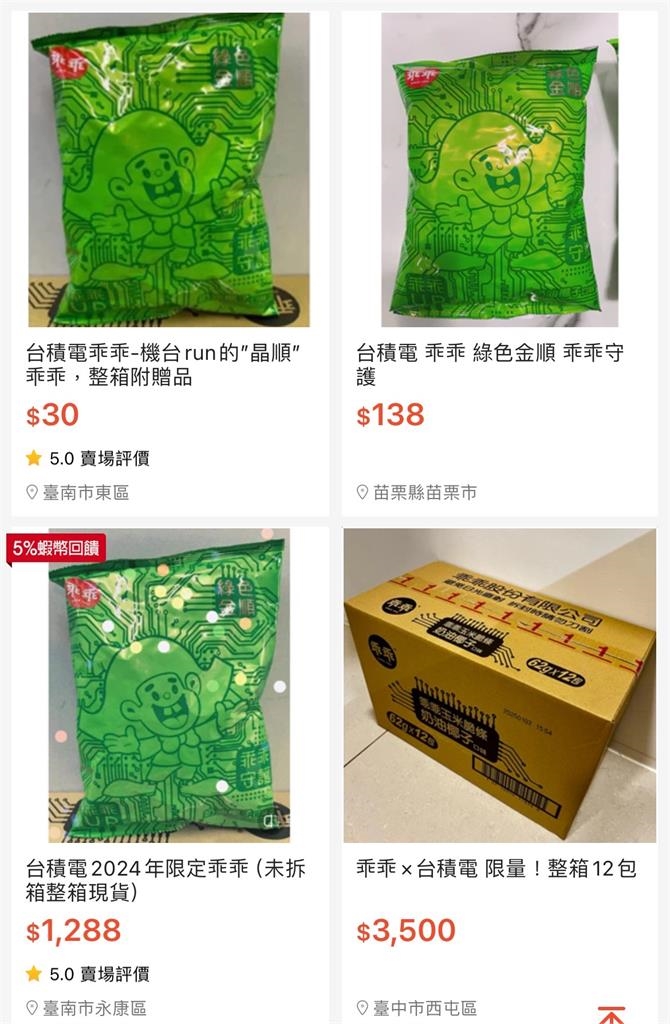 台積電「綠色金順乖乖」超搶手!員工轉賣「這價格」網嚇:比股價漲幅還高