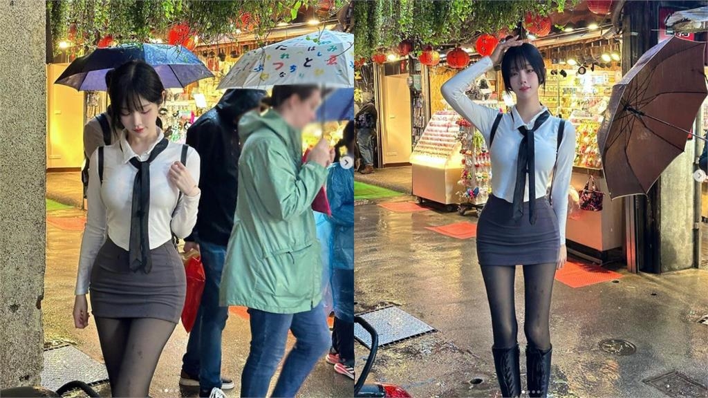 南韓最頂實況「SSR身材」轟炸九份！重點位置全透出大穿幫...網瘋看：好扯
