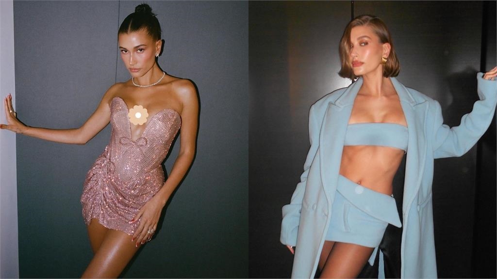 小賈斯汀辣妻「貝殼比基尼」破尺度!高舉雙手大破防…逼出PR99身形