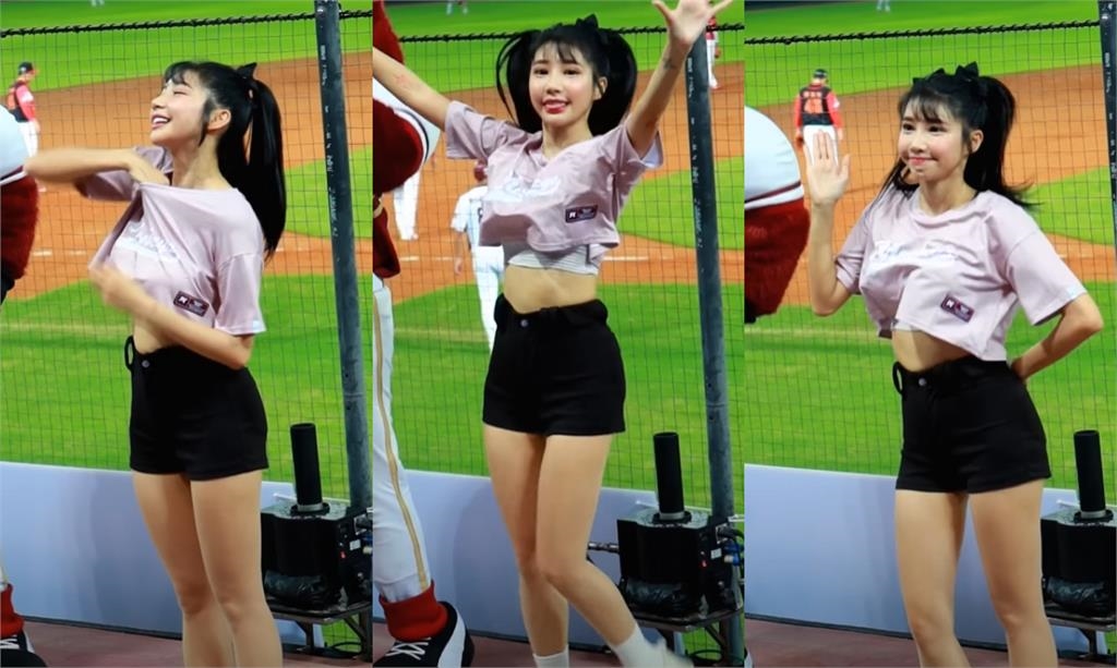 昔狂抖晃暈球迷…正妹熱舞「BRA滑到肚子」!沒發現還傻笑:大家一直看我