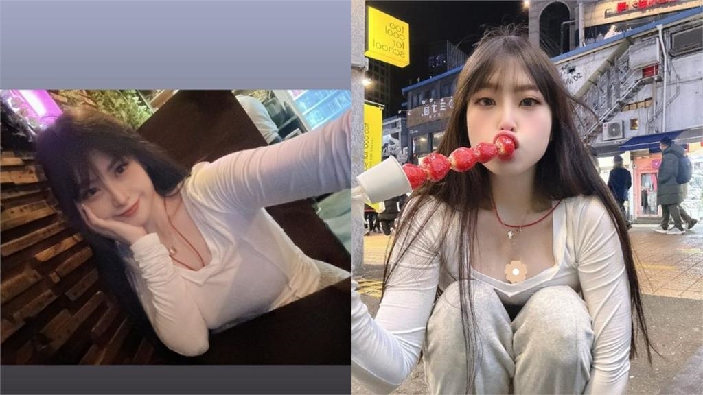 辣模網紅現蹤南韓街頭!胸前5顆扣全開「超兇亮點」大破防…百萬網看暈