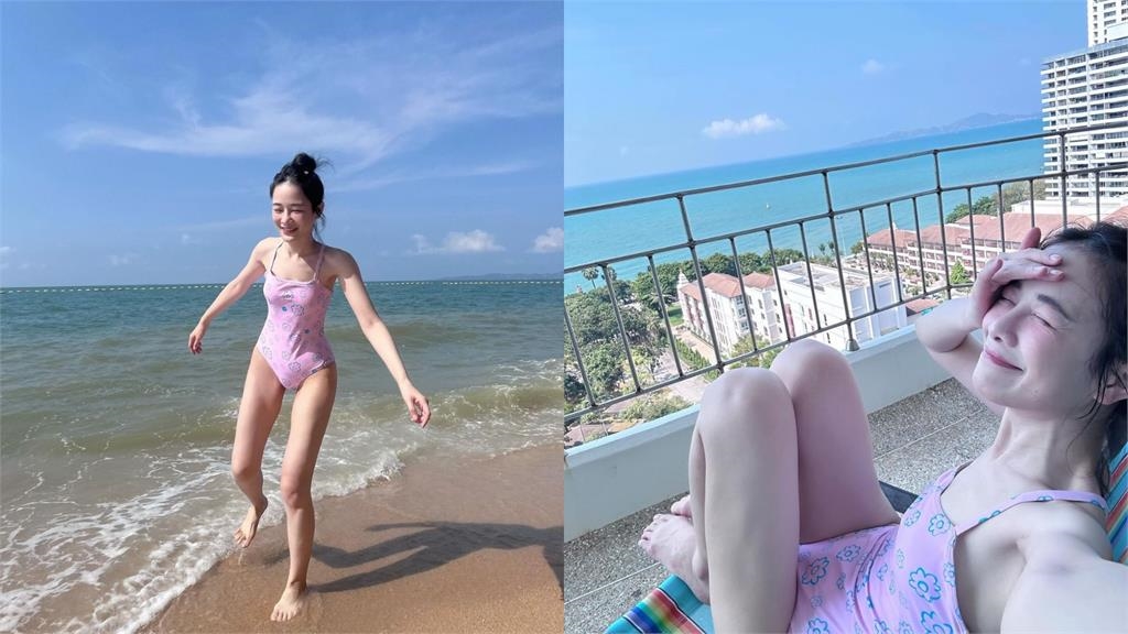 海邊「死庫水辣妹」一轉身竟是千千!2條線「緊扛大寫U」破尺度轟炸流量