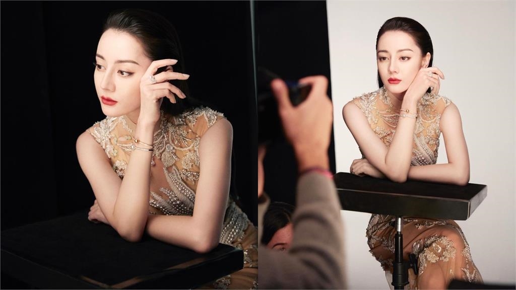 新疆女神「裸色旗袍」辣度全開！透明布料逼出「新春猛料」千萬粉瘋看