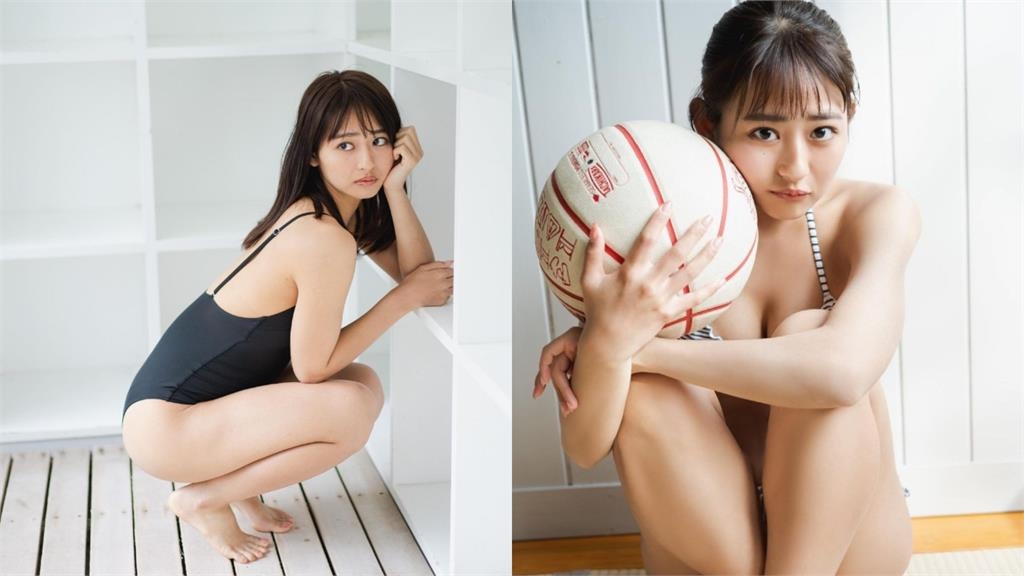 多圖／日本籃球女神「初戀系寫真」流出！坐地玩球畫面曝…網眼花：會看錯