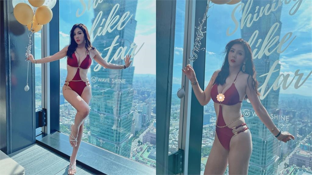 楊晨熙海上解放比基尼!薄紗慘遭「邪惡巨風狂吹」網猛盯:大吉大粒