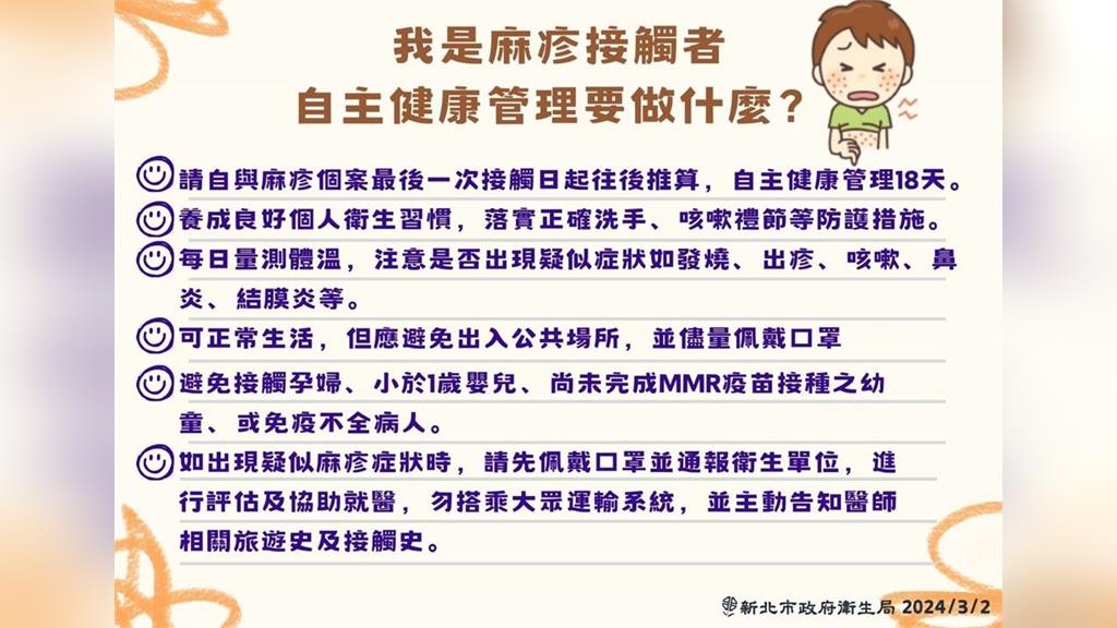 爆今年第3例本土麻疹！　可傳染期去過新北中和魚湯店