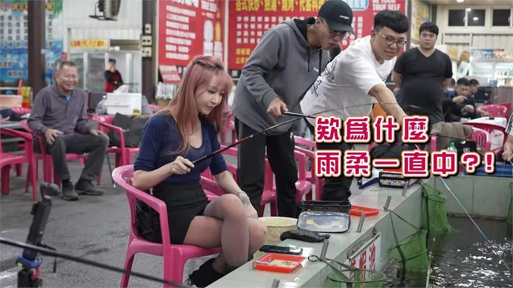 「釣蝦女神」沐雨柔出手超派　「連續技狂中蝦」網驚：老闆流淚了