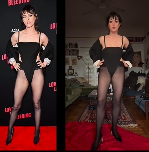 網紅「低成本模仿」女星紅毯戰袍!膠帶、罐頭「100%神還原」性感大崩壞