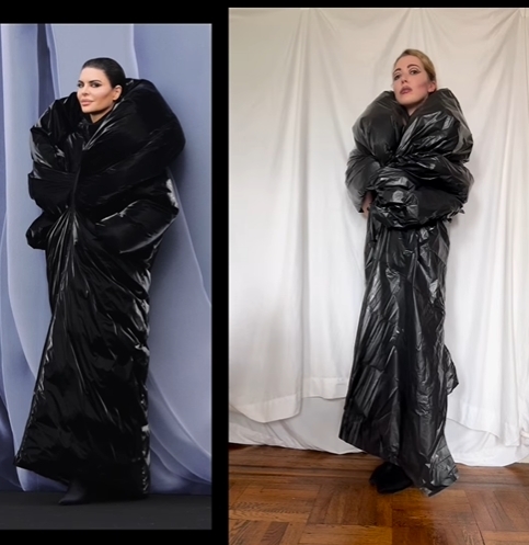 網紅「低成本模仿」女星紅毯戰袍!膠帶、罐頭「100%神還原」性感大崩壞