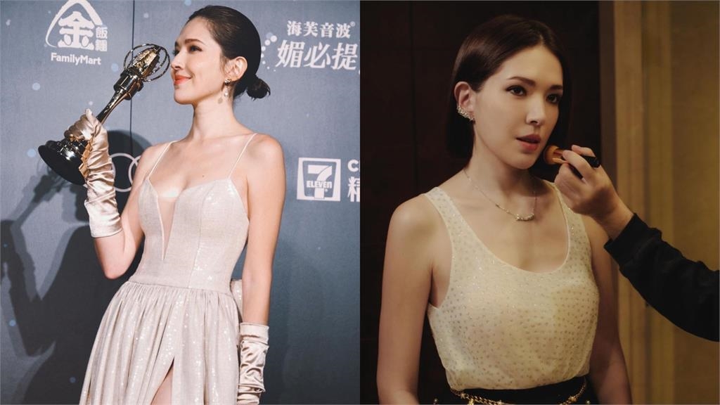 傳備孕後首現身!許瑋甯「暗黑禮服」緊勒絕頂身形 肚皮真實狀態大露餡