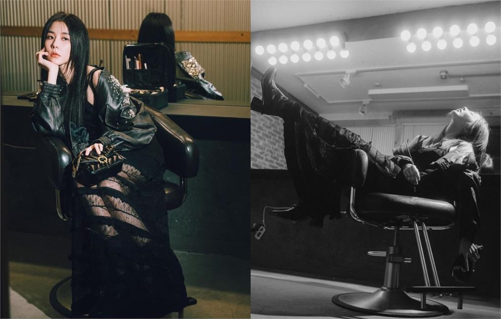 邵雨薇暗黑長裙開透視「驚見大腿爬滿圖騰」!1.7萬網瘋看:這是誰