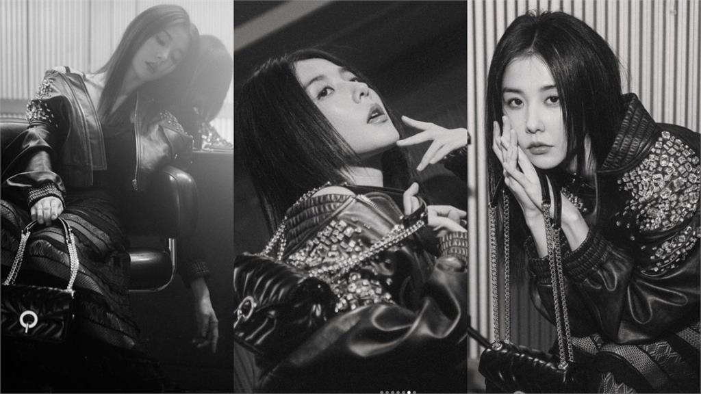 邵雨薇暗黑長裙開透視「驚見大腿爬滿圖騰」!1.7萬網瘋看:這是誰