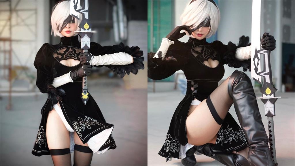 鋼琴女神「極品Cos照」火辣起底!高衩薄布放送「黑絲領域」網沒了:有夠頂