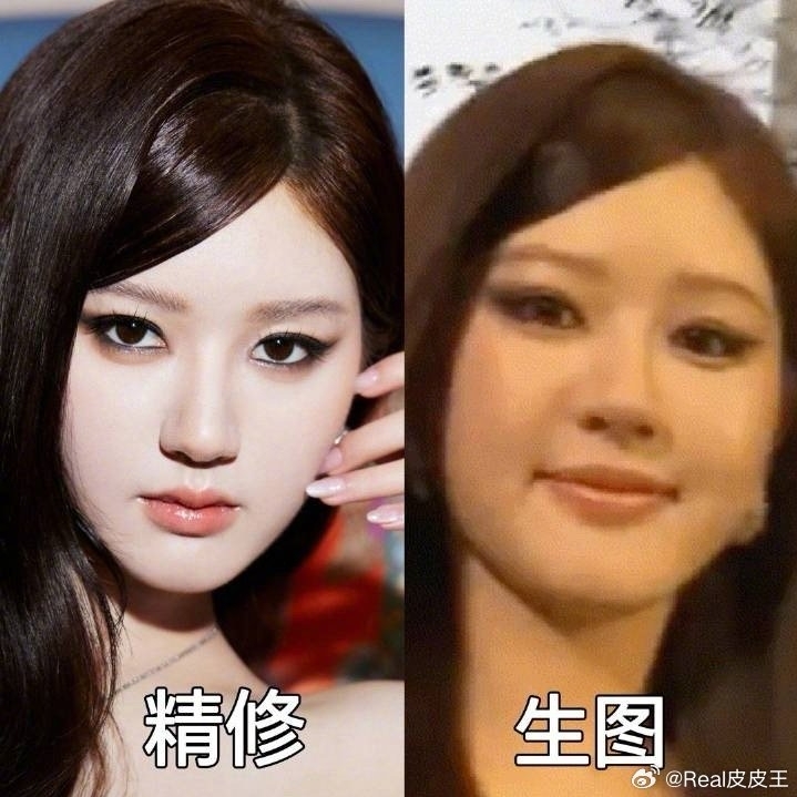 甜美女星「照騙」P圖太兇!本尊「五五身→九頭身芭比」真面目網嚇:差太多