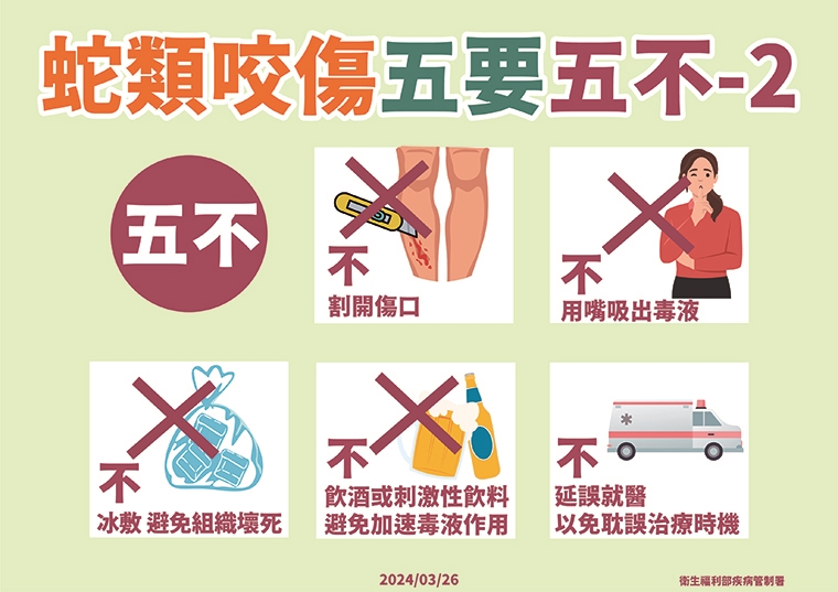 清明掃墓勿「打草驚蛇」 台灣常見6大毒蛇圖解1次搞懂