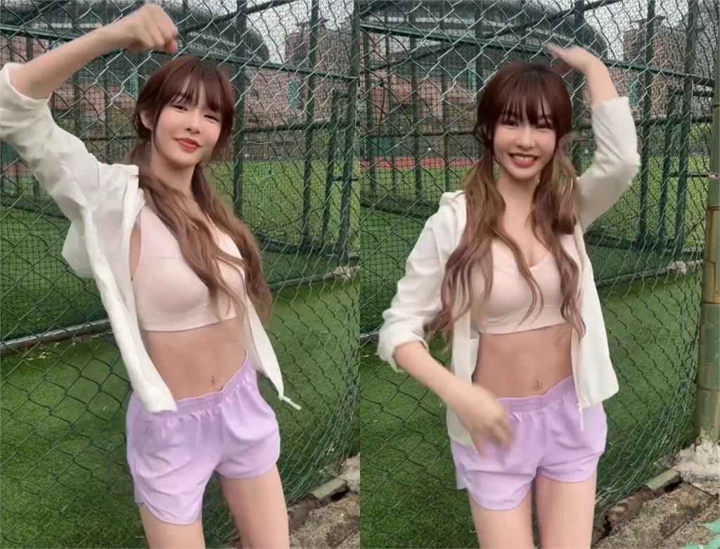 Yuri化身「雨粒」嗨跳葉保弟應援曲!小背心「左搖右擺」網暈:太強了