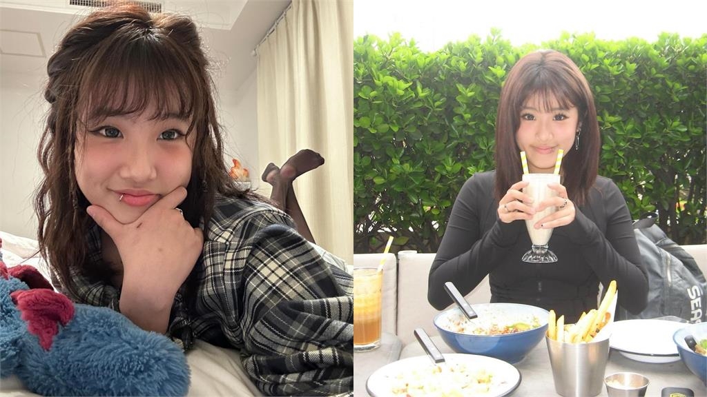 梧桐妹「暗黑Y2K自拍」吐舌放電!細肩帶背心「深谷陰影」全被看光