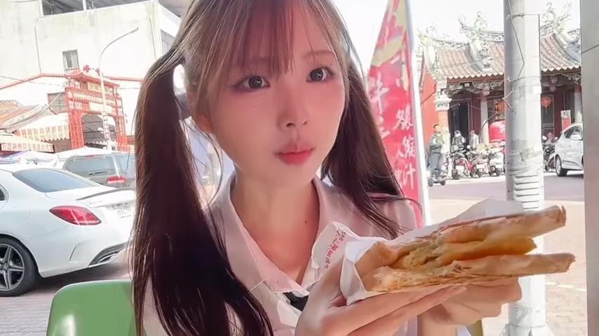 美女實況主帶路遊台南!「超軟萌奶音」介紹美食 網暴動:被可愛爆擊