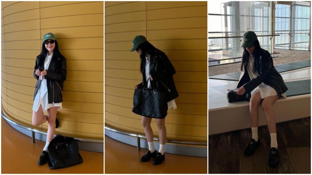 機場超香「焦糖辣妹」襯衫底下沒穿!真實起伏被看光…網一放大驚呆:是楊謹華?