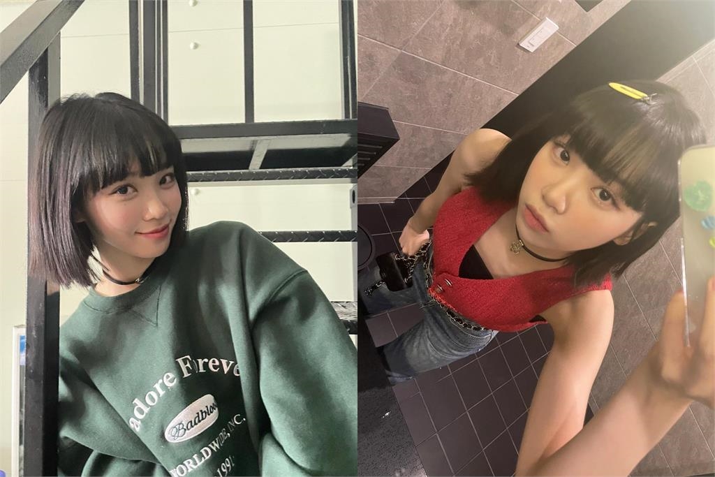 LE SSERAFIM采源剪回短髮了!親曬「躺床照」吸85萬人朝聖:神顏回歸