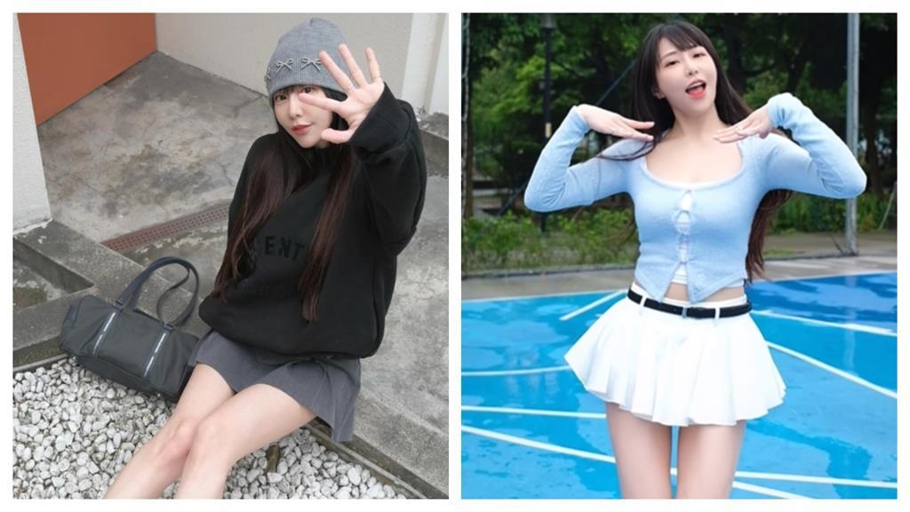 梓梓神復刻「ILLIT手指舞」鈕釦快撐飛！香辣畫面曝…甜喊：有吸到你嗎？