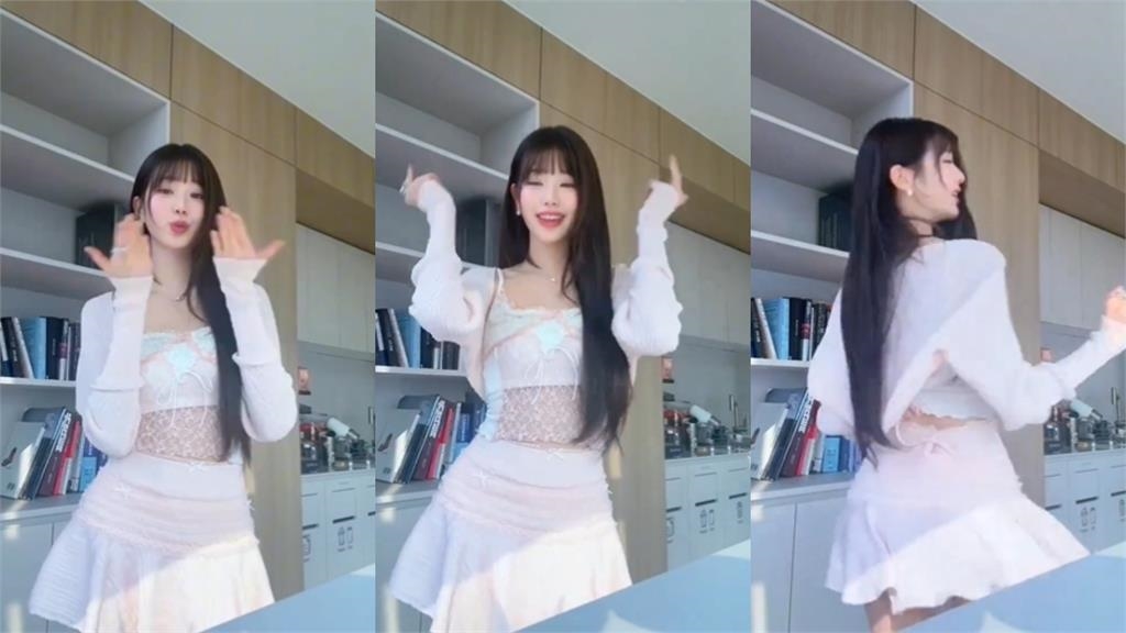 張員瑛「透膚蕾絲」100%開光!下秒轉圈轟炸「魔幻曲線」網嗨爛:太強了