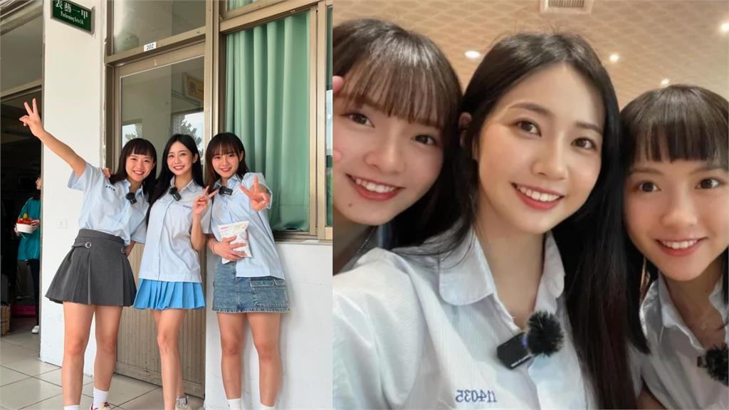 高中制服妹「辣穿百褶裙」露激細鳥仔腳!本尊「竟是慈妹」全場歪樓1亮點